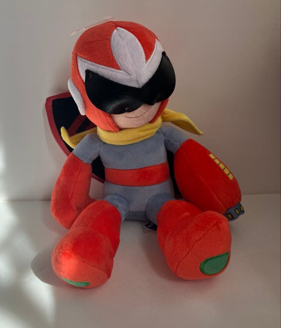 ロックマン ブルース S ぬいぐるみ CAPCOM 三栄貿易（株）未使用タグ付き