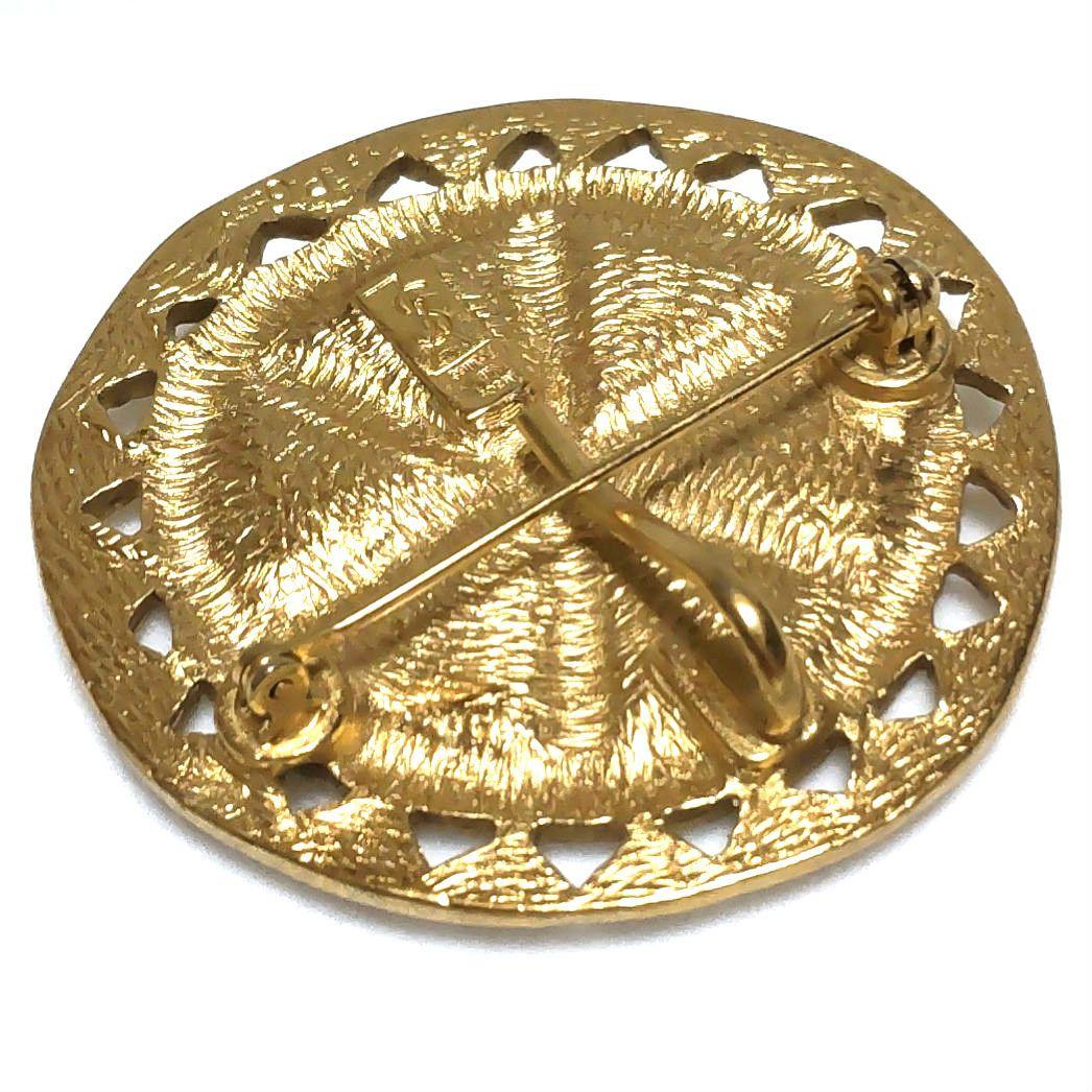 希少♡ヴィンテージ♡イヴサンローラン♡カラーストーン♡ブローチ兼ペンダントトップ