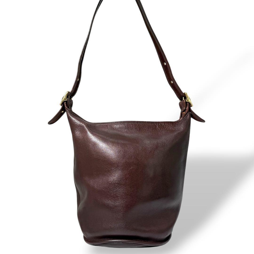 希少COACH オールドコーチ ショルダーバック ビンテージ バケツバッグ型