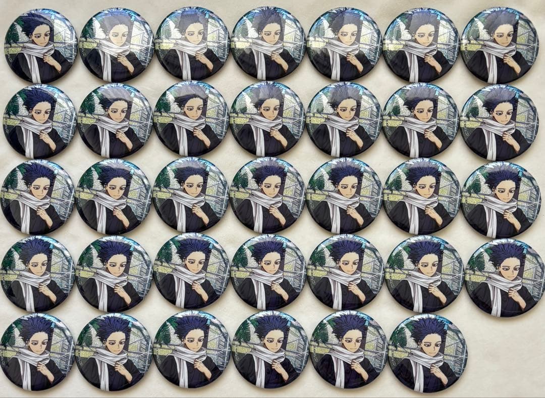 僕のヒーローアカデミア 花やしき グリッター缶バッジ 心操人使 ヒロアカ