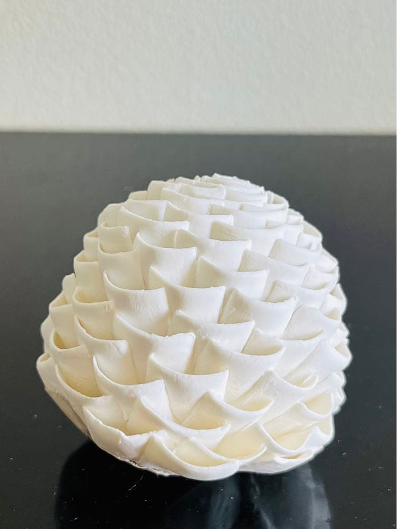 山元規子　オブジェ　陶ー卵殻ー（S）見立て　茶室飾　茶道　インテリア　アート