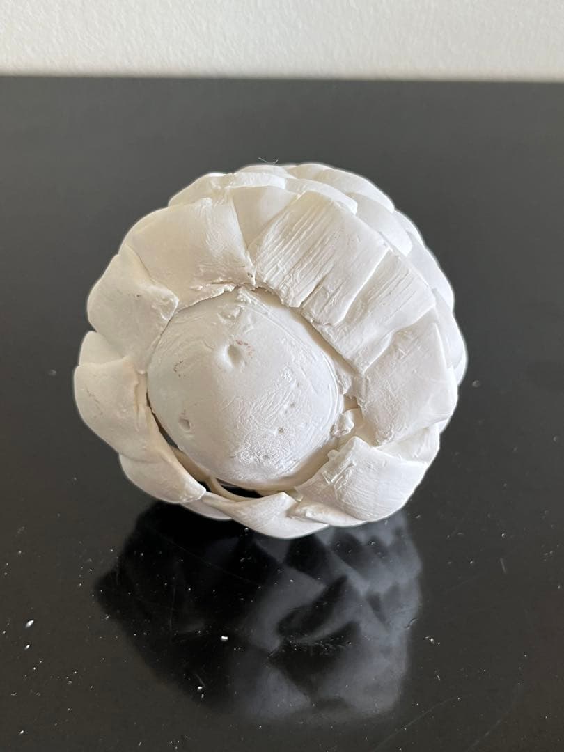 山元規子　オブジェ　陶ー卵殻ー（S）見立て　茶室飾　茶道　インテリア　アート