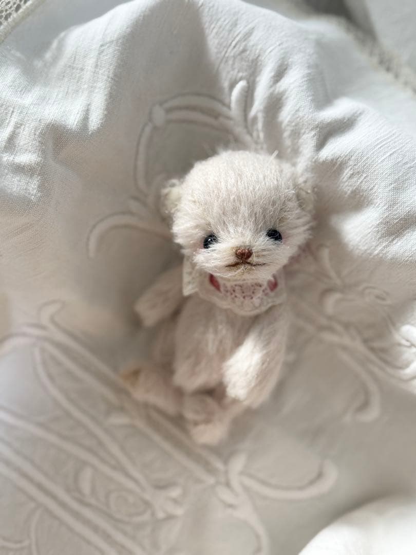 ぽ*る様 テディベア　作家様　にっこり笑顔の小さい子　ベア　クマ　くま　ぬいぐる