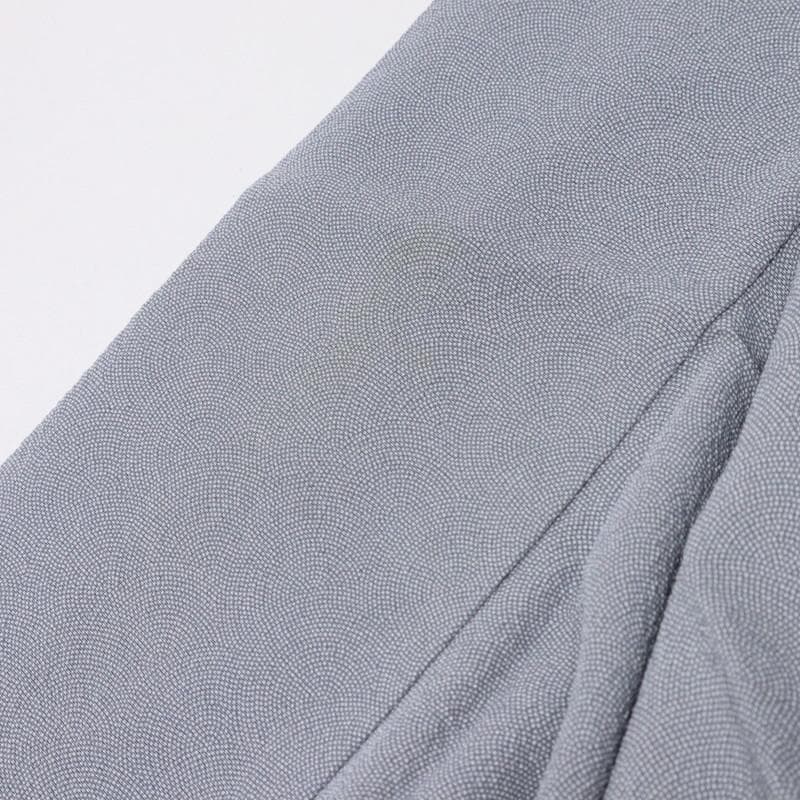 マジコ　江戸小紋＊袷着物 鮫 無紋 灰青 普段着物 正絹 ＊10KH5