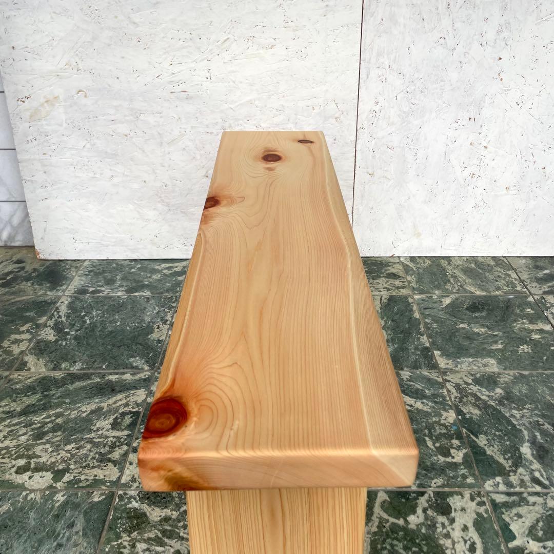 国産ひのき　ダイニングベンチ　木製ベンチ　スツール