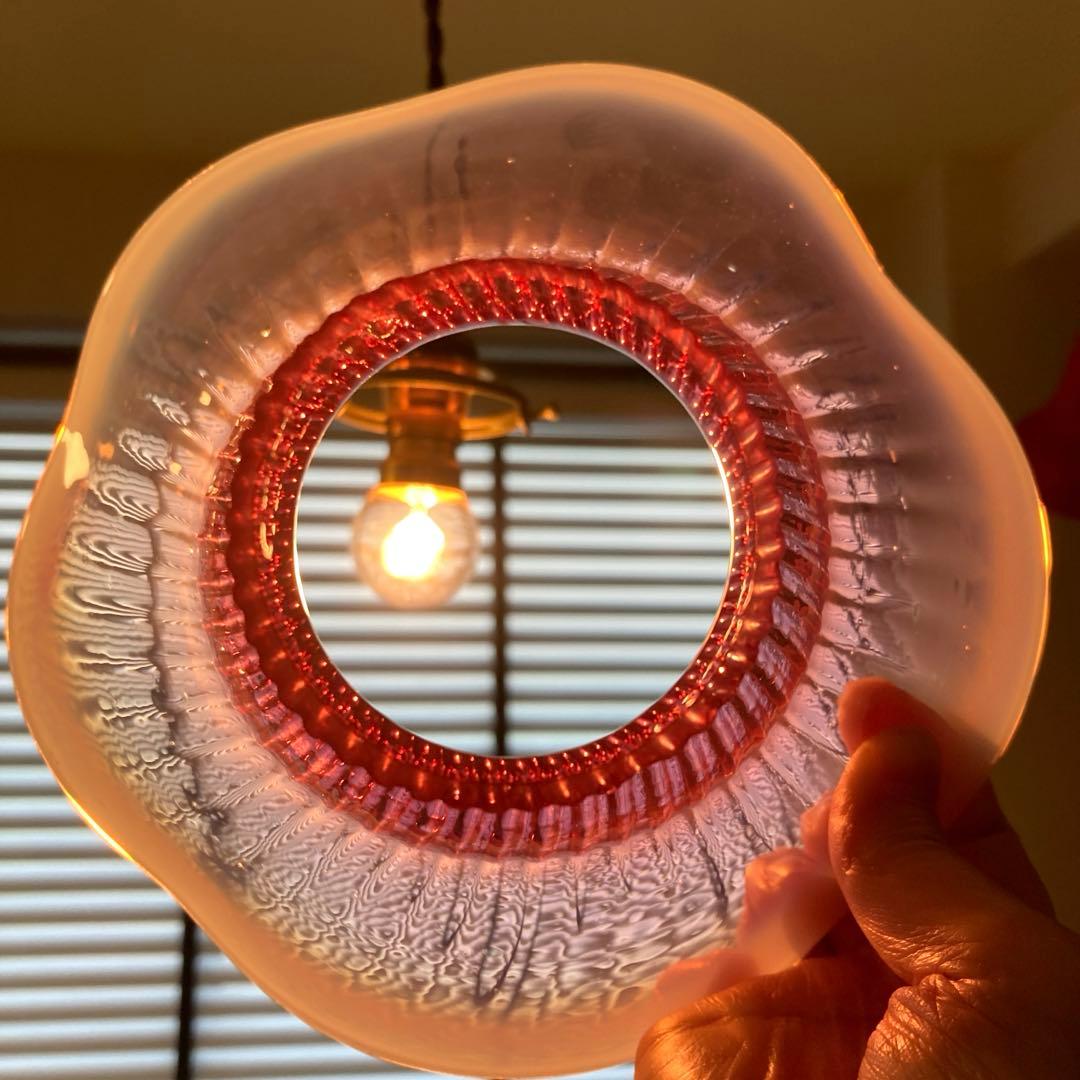 アーリーフェントン　1910年　ランプシェード　アンティーク　オパールセント