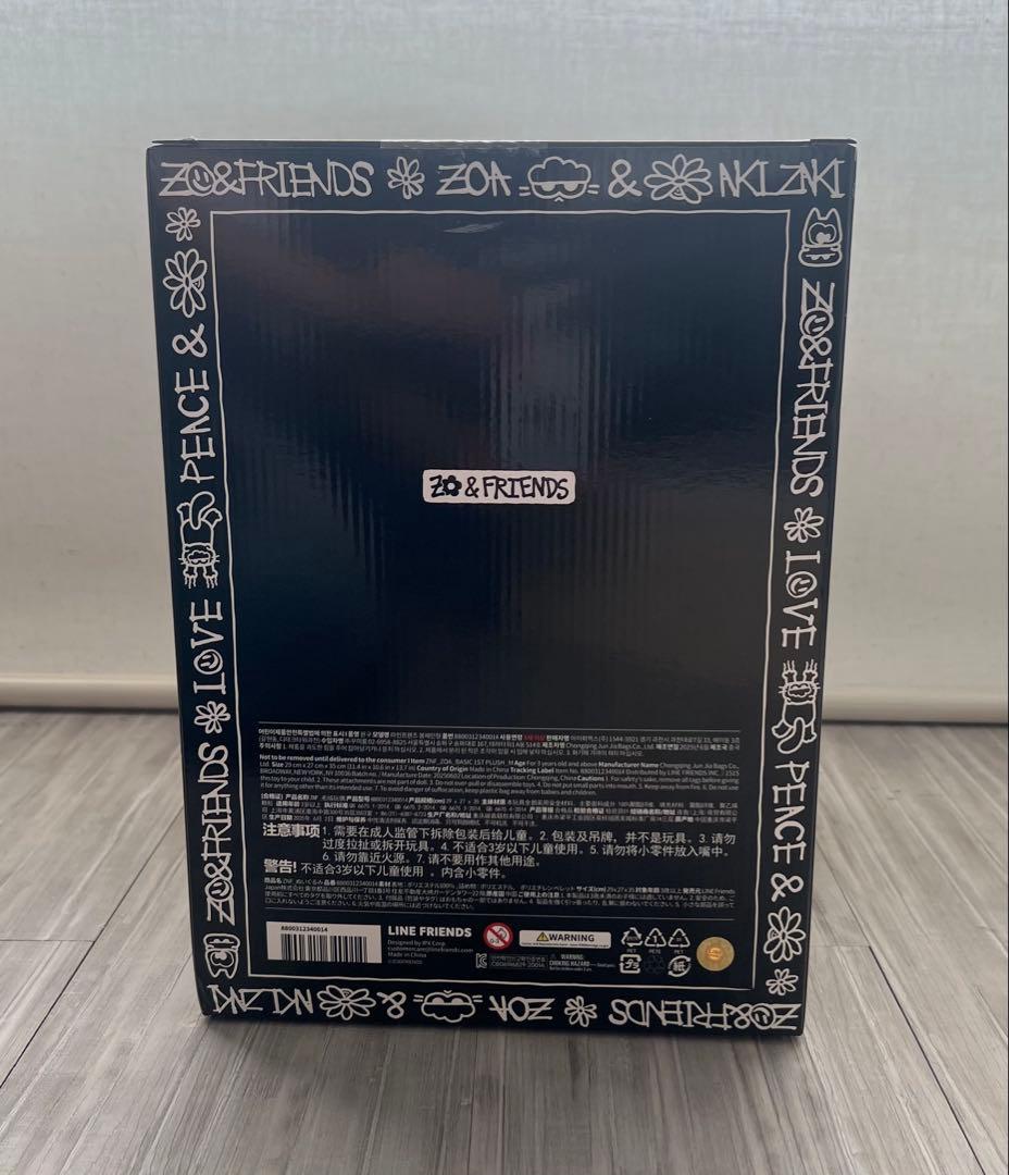 未開封ZO&FRIENDSは⭐︎ポップアップ ZOAぬいぐるみ ミディアム