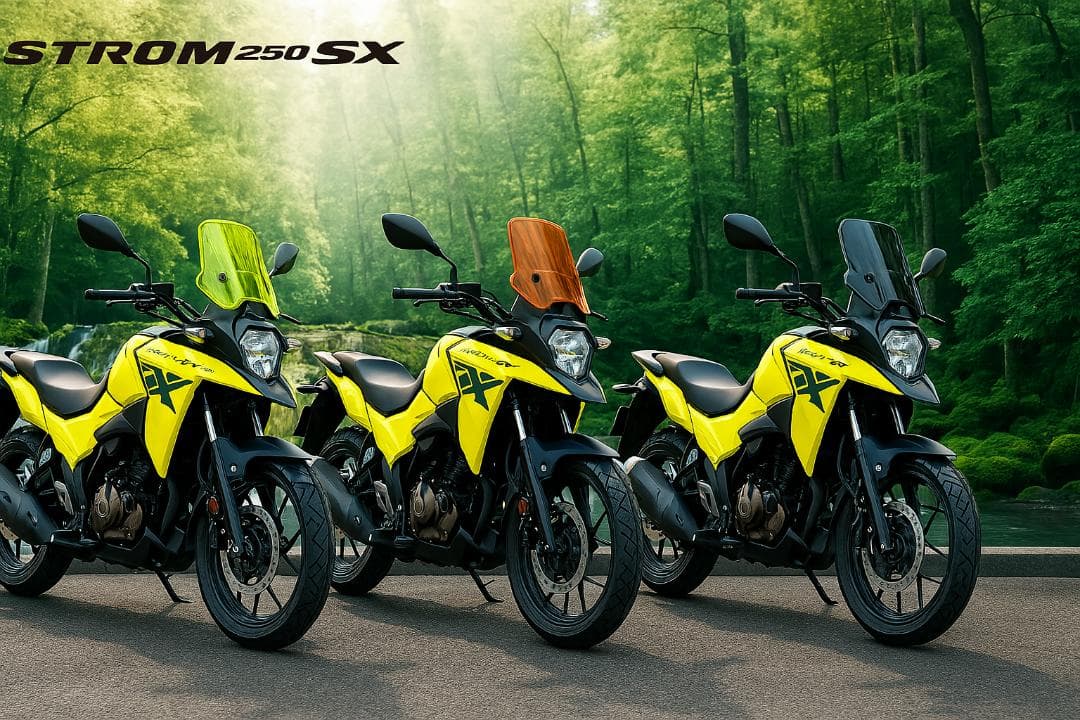 VStrom ロングシールド クリア3 Vストローム250SX ロングスクリーン