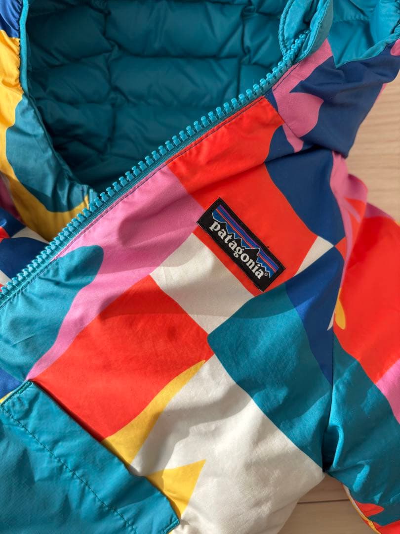 Patagonia カラフル ダウンコート