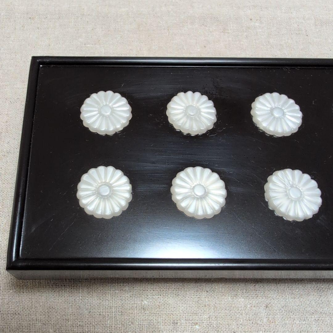 茶道具　十種香札　樹脂製　黒　元箱入り