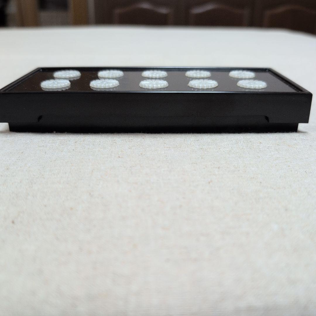 茶道具　十種香札　樹脂製　黒　元箱入り