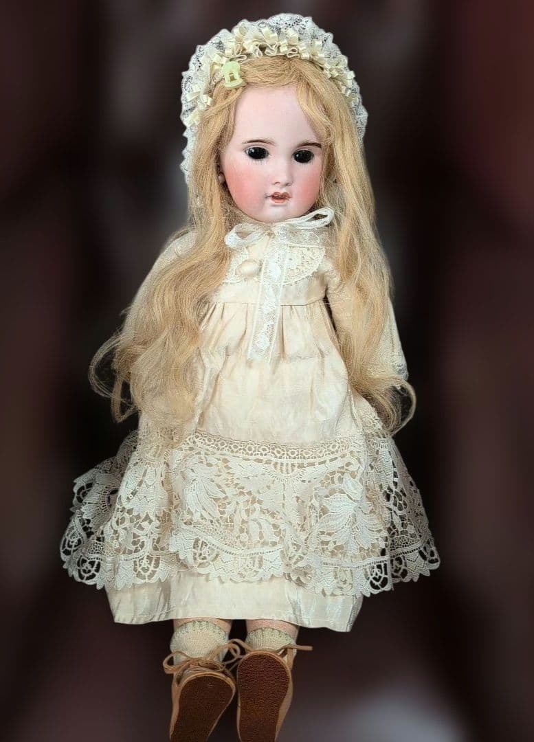 SFBJ アンティークドール ジュモー系美人フェイス オープンマウス