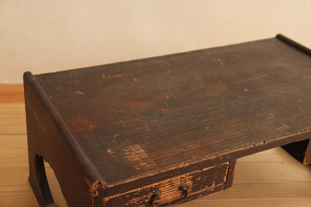 文机　引き出し2杯　アンティーク　古道具