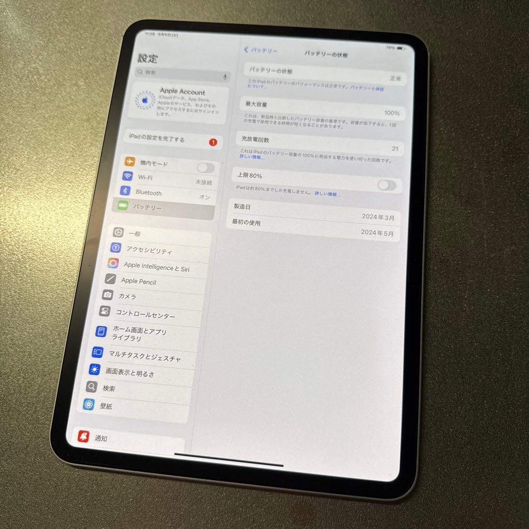 iPad Pro M4 11インチ シルバー 256GB