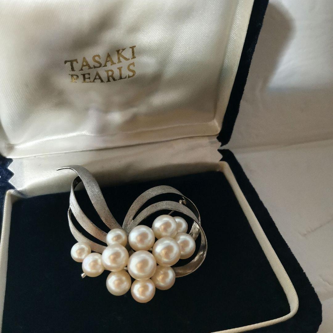 豪華！田崎真珠　TASAKI タサキ アコヤパール　ブローチ　コサージュ