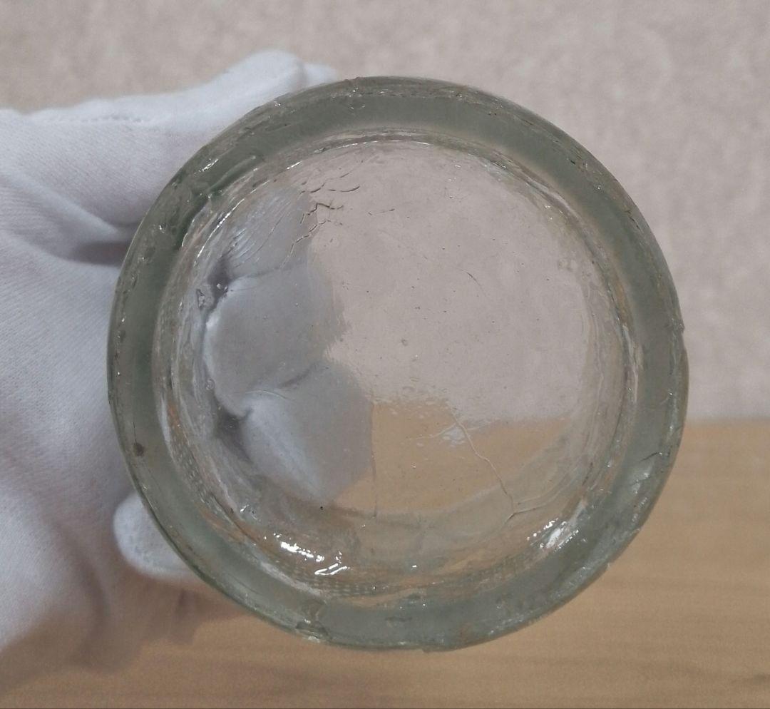 大正〜昭和初期  プレスガラス 幾何学文様 水飲みコップ