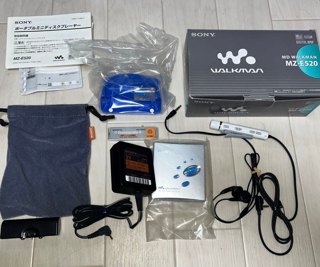 SONY MD WALKMAN MZ-E520 ポータブルMDプレーヤー