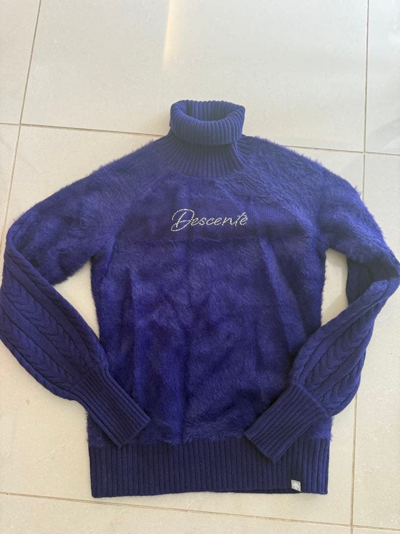 Descenteパープル タートルネック上下
