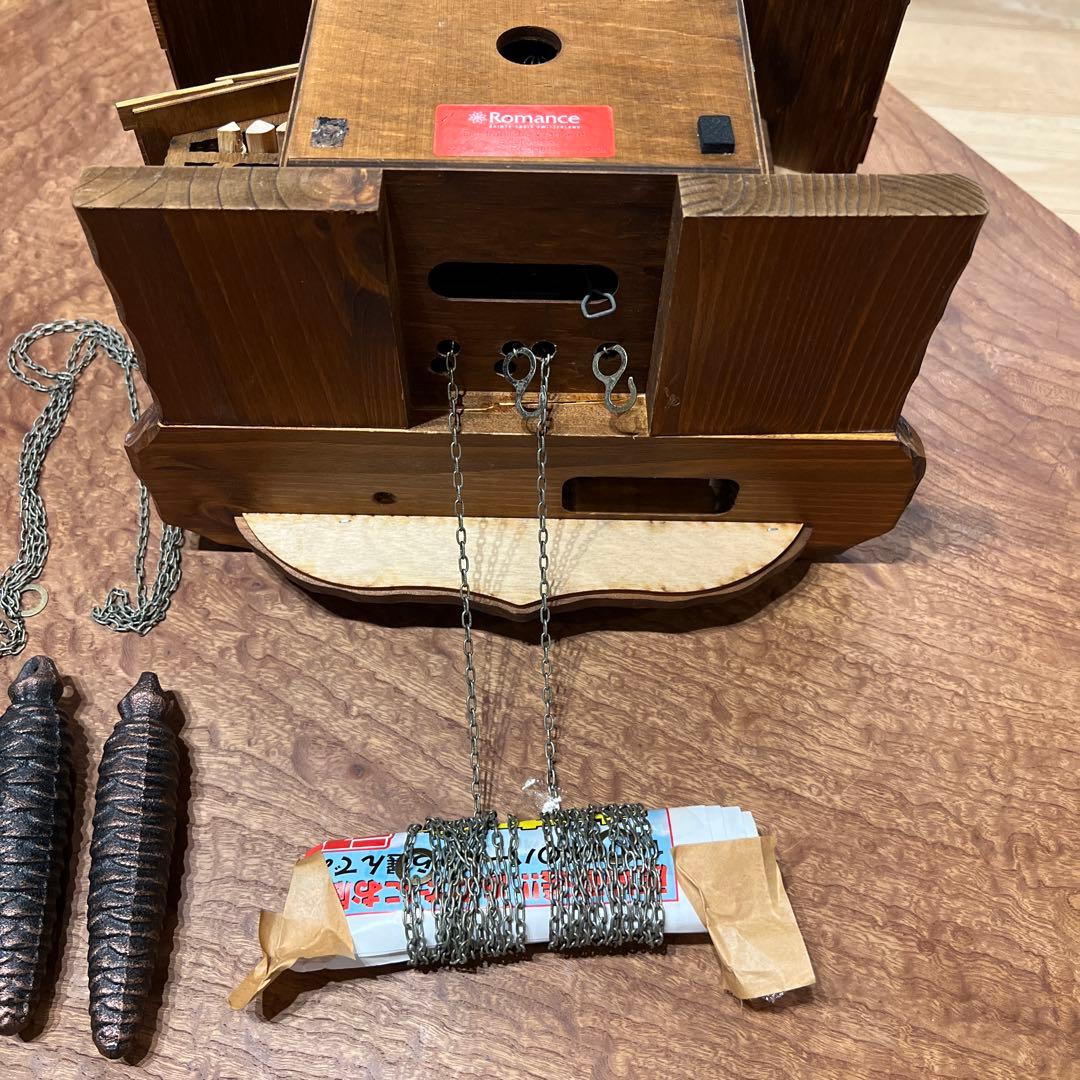 木製 鳩時計 からくり時計　ドイツ製　ロマンス社