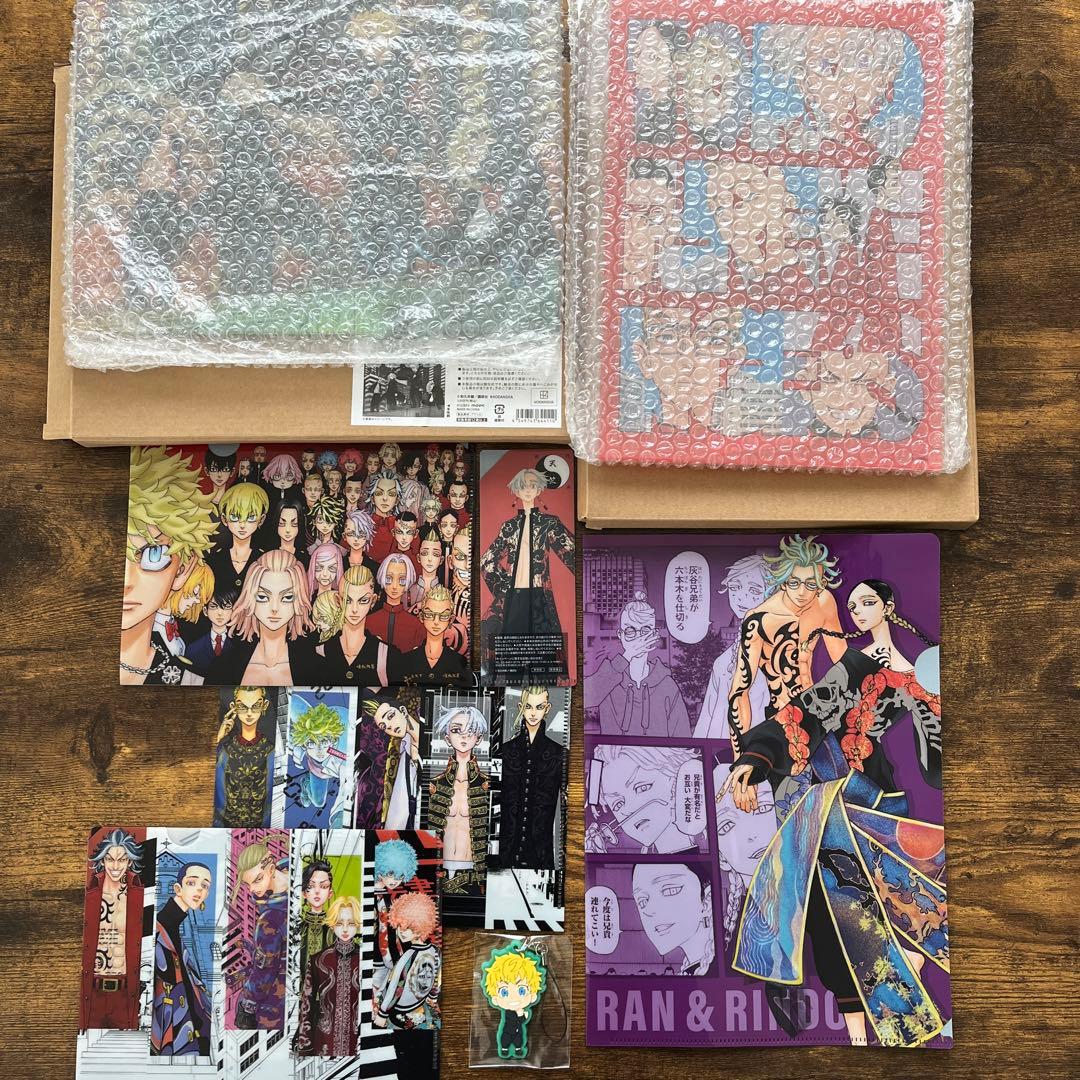 東リべ　原画展アートパネル2種　非売品クリアファイルセット