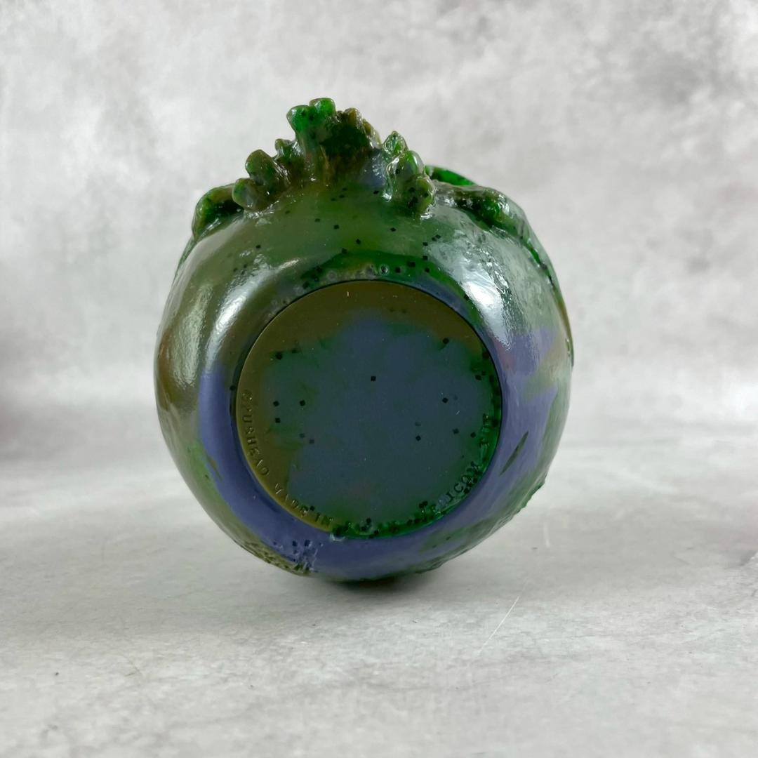 レア　MEDICOM TOY　PUSHEAD SOUR　ソフビ　グリーンラメ