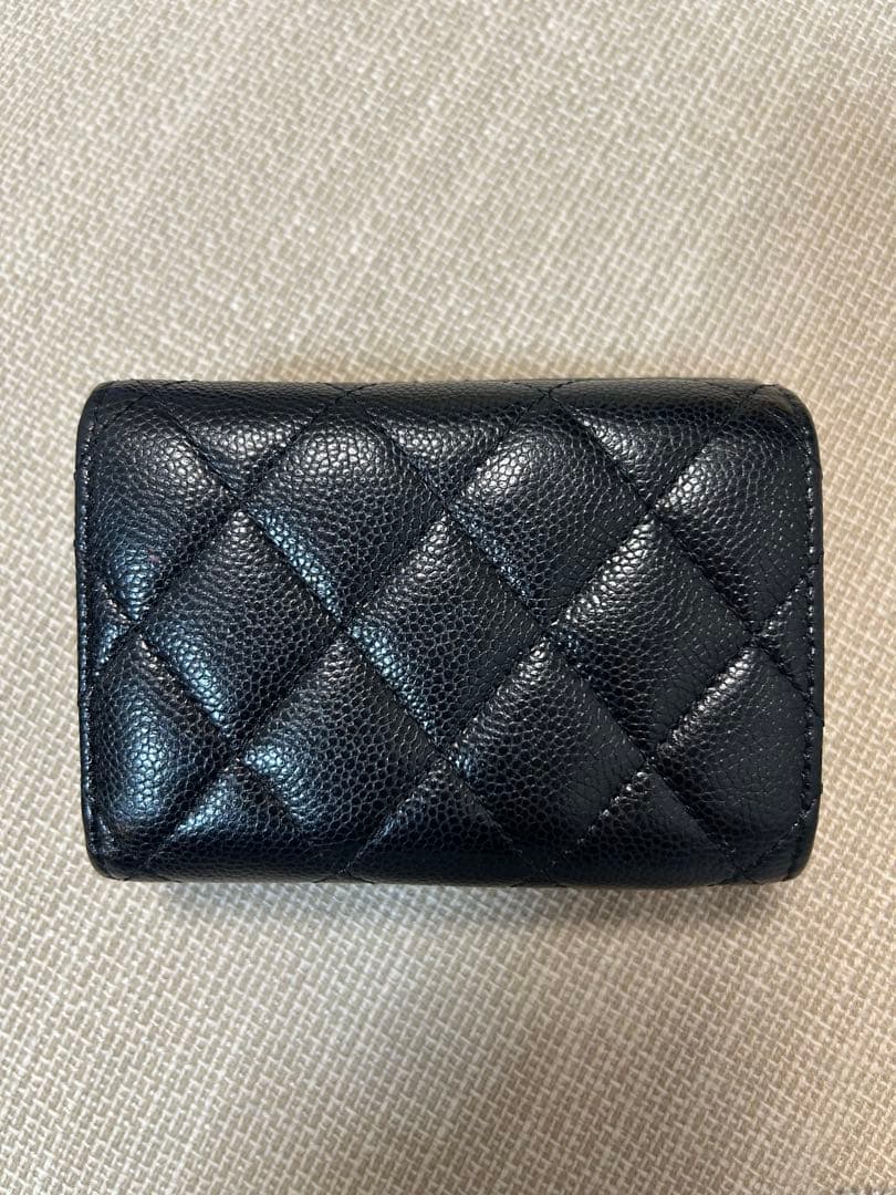 CHANEL ブラックレザー 財布