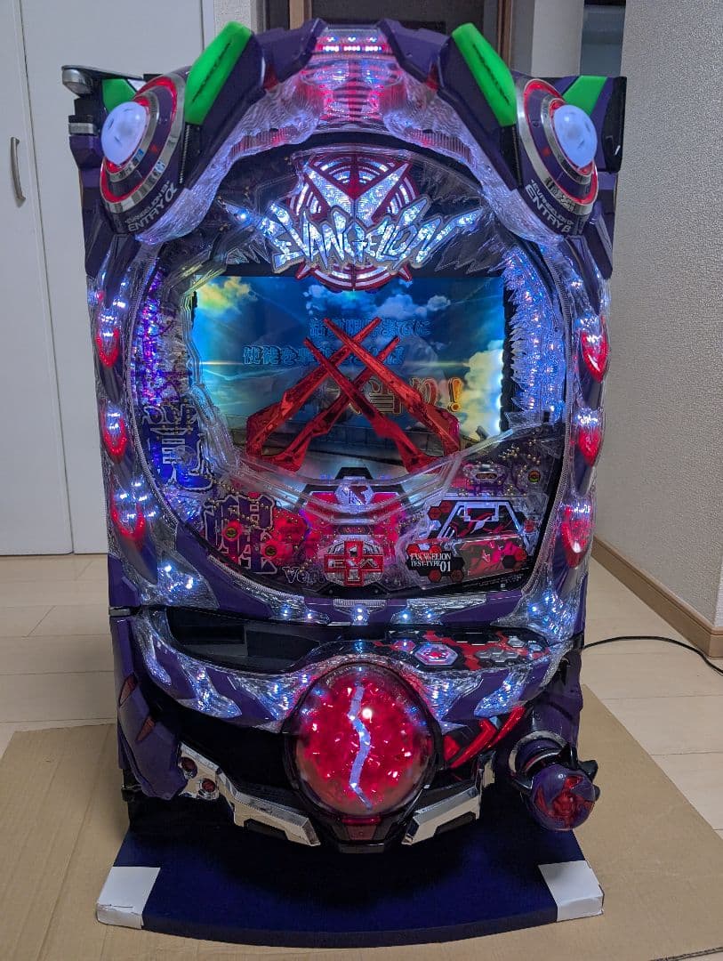 【PCデータカウンター有】パチンコ CRエヴァンゲリオン9W 1/390 非循環
