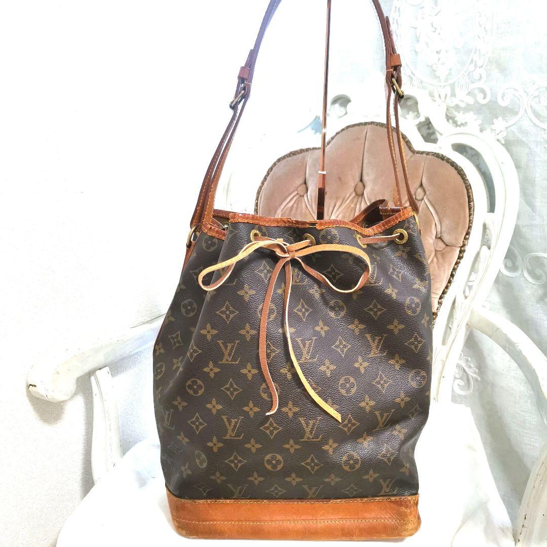 【人気品】ルイヴィトンLV ノエ モノグラム ワンショルダーバッグ鑑定済