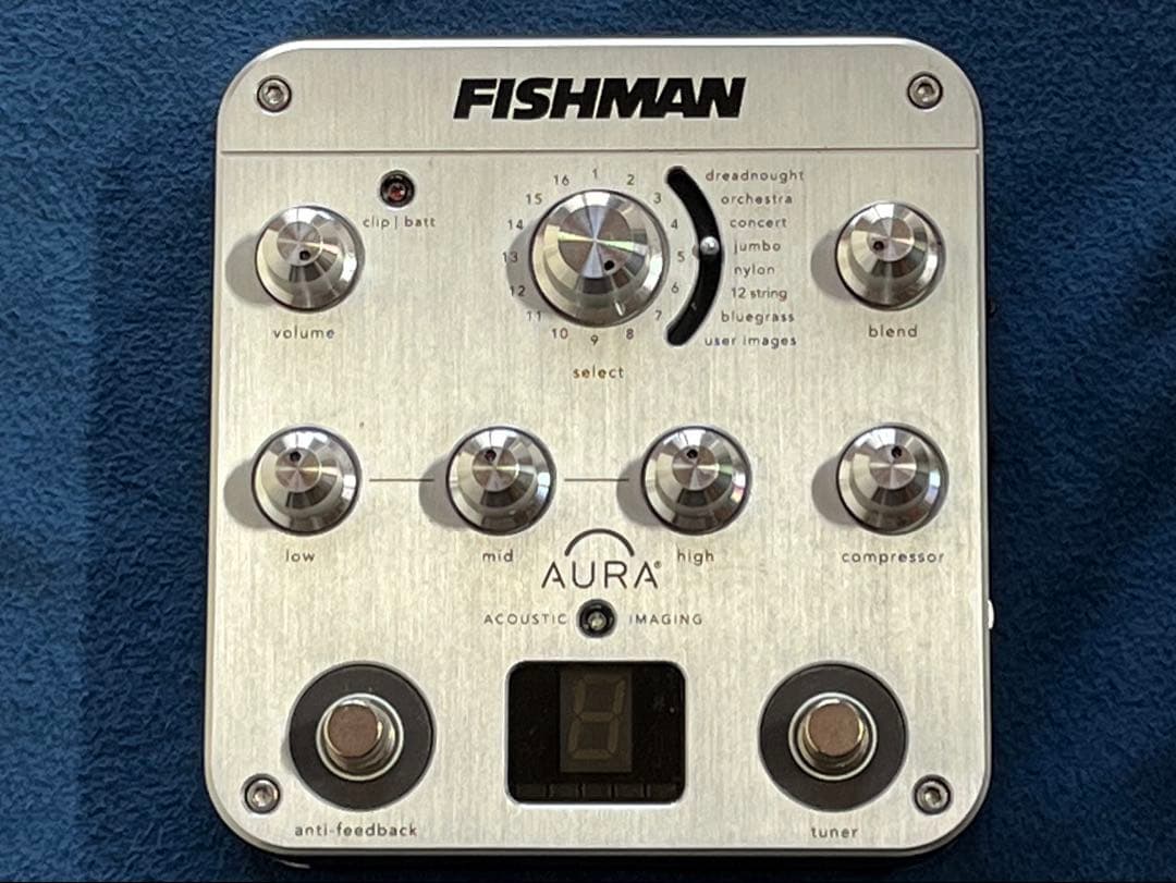 Fishman 「Aura Spectrum DI」　高品位DI❗️