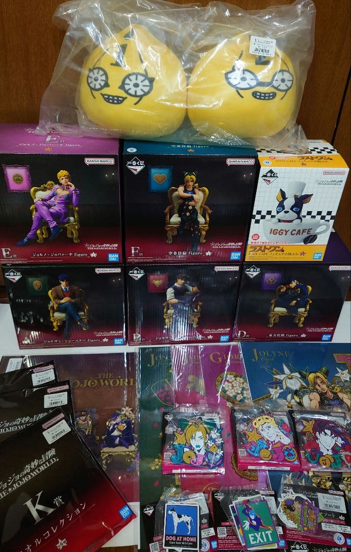 一番くじ ジョジョ フィギュア セミコンプ 新品 ジョルノ 東方仗助 空条徐倫