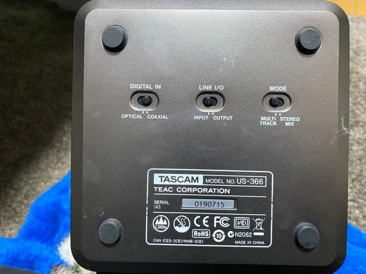 TASCAM オーディオインターフェイス DSPミキサー搭載 96/192kHz