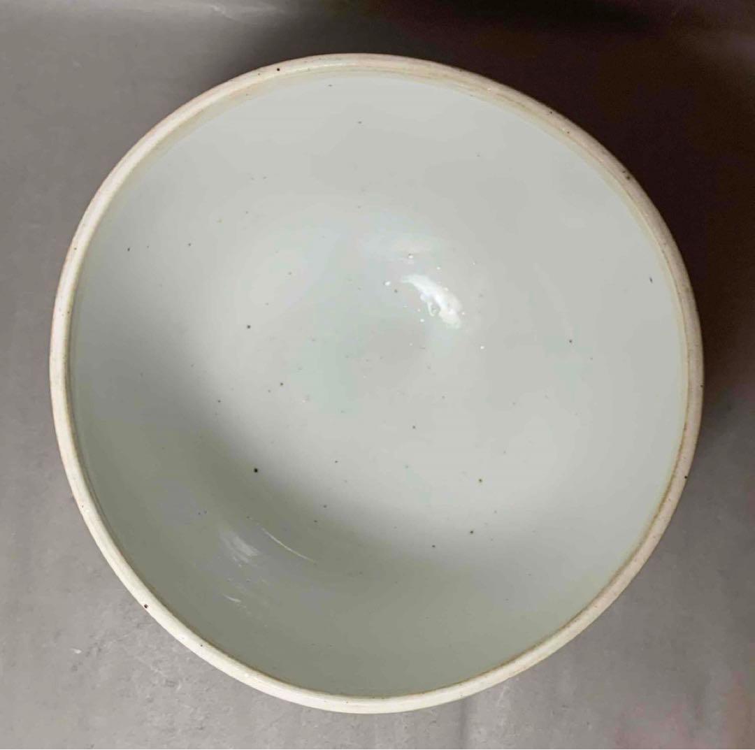 茶道具　染付山水水指