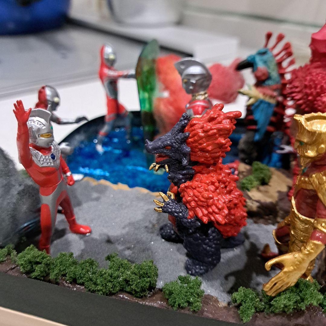 ジオラマ ウルトラ6兄弟