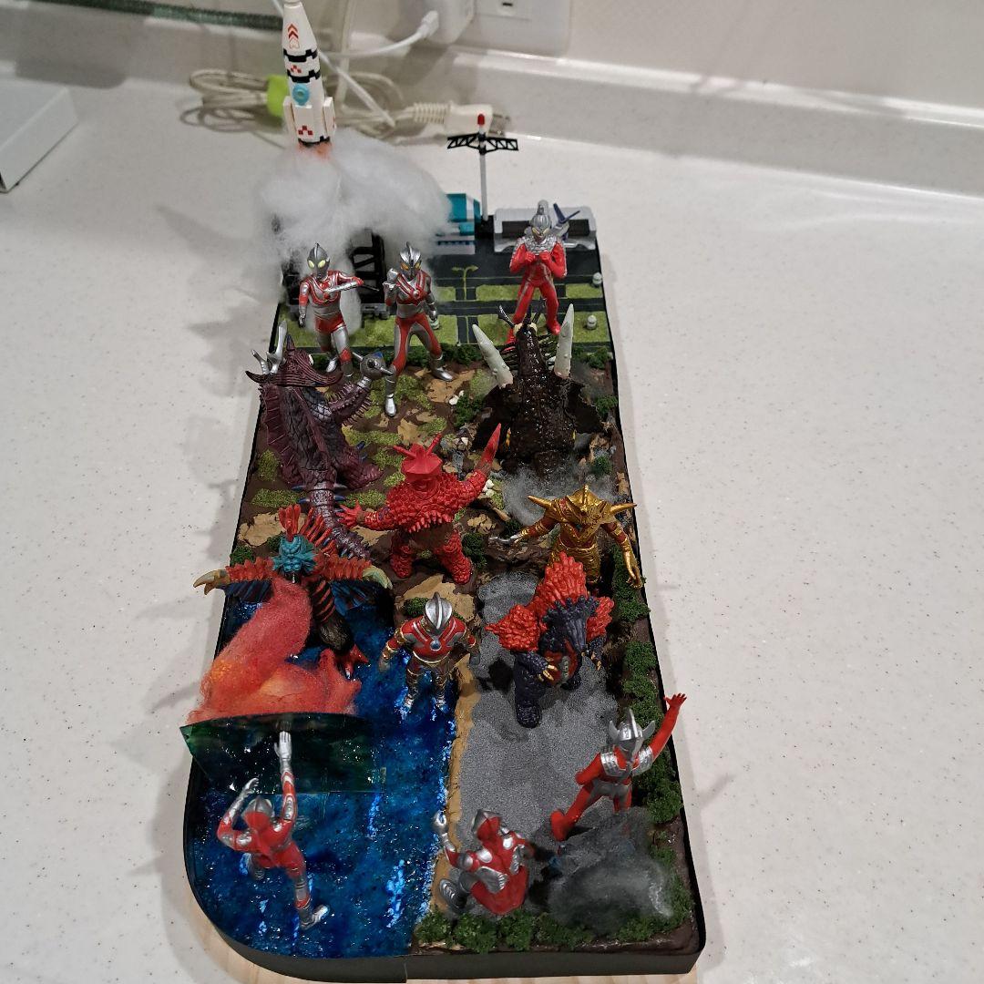 ジオラマ ウルトラ6兄弟