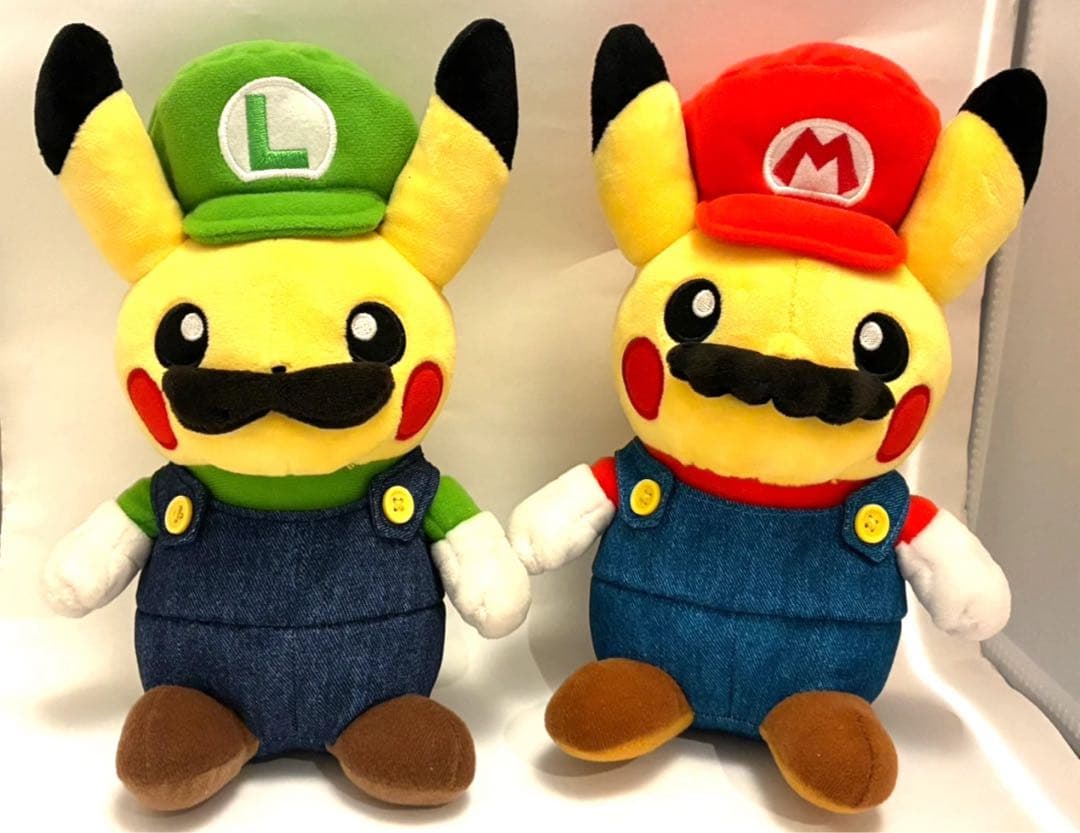 マリオ ルイージ ピカチュウ ぬいぐるみ ポケモンセンター セット