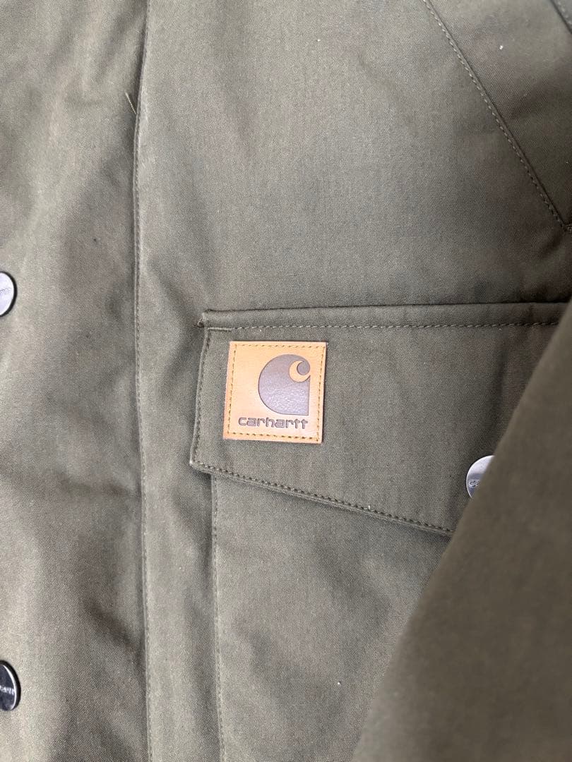 【2日限定割引】Carhartt オリーブ色 フード付きジャケット