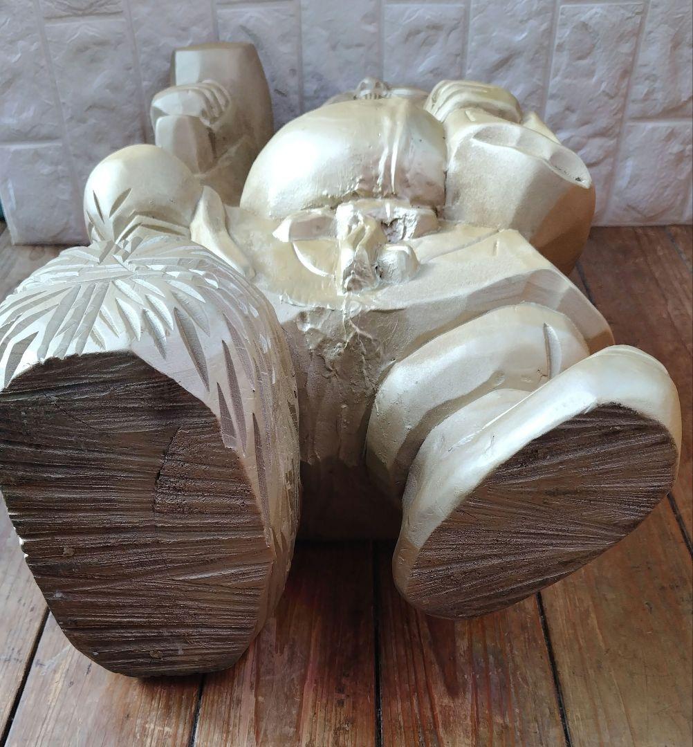 木彫り 大黒天 Statue Lucky God Vintage 彫刻 縁起物