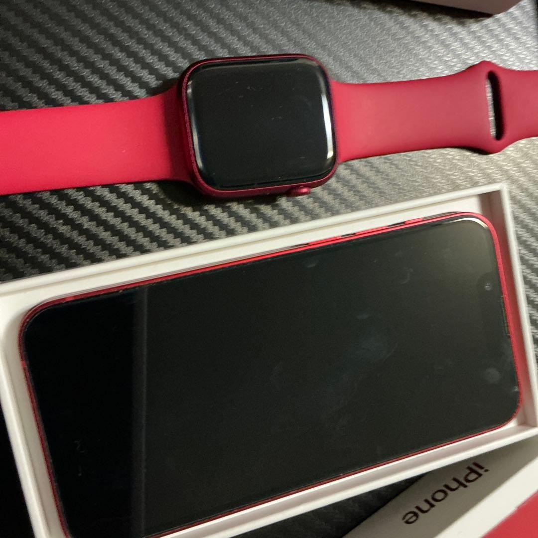 スマートフォン本体 iPhone 13 mini 128GB + Apple Watch S7