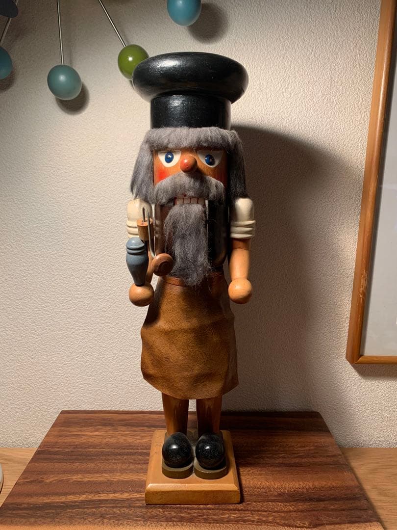ヴィンテージ くるみ割り人形 大 1928年創業 ドイツ製 民芸 フォークアート