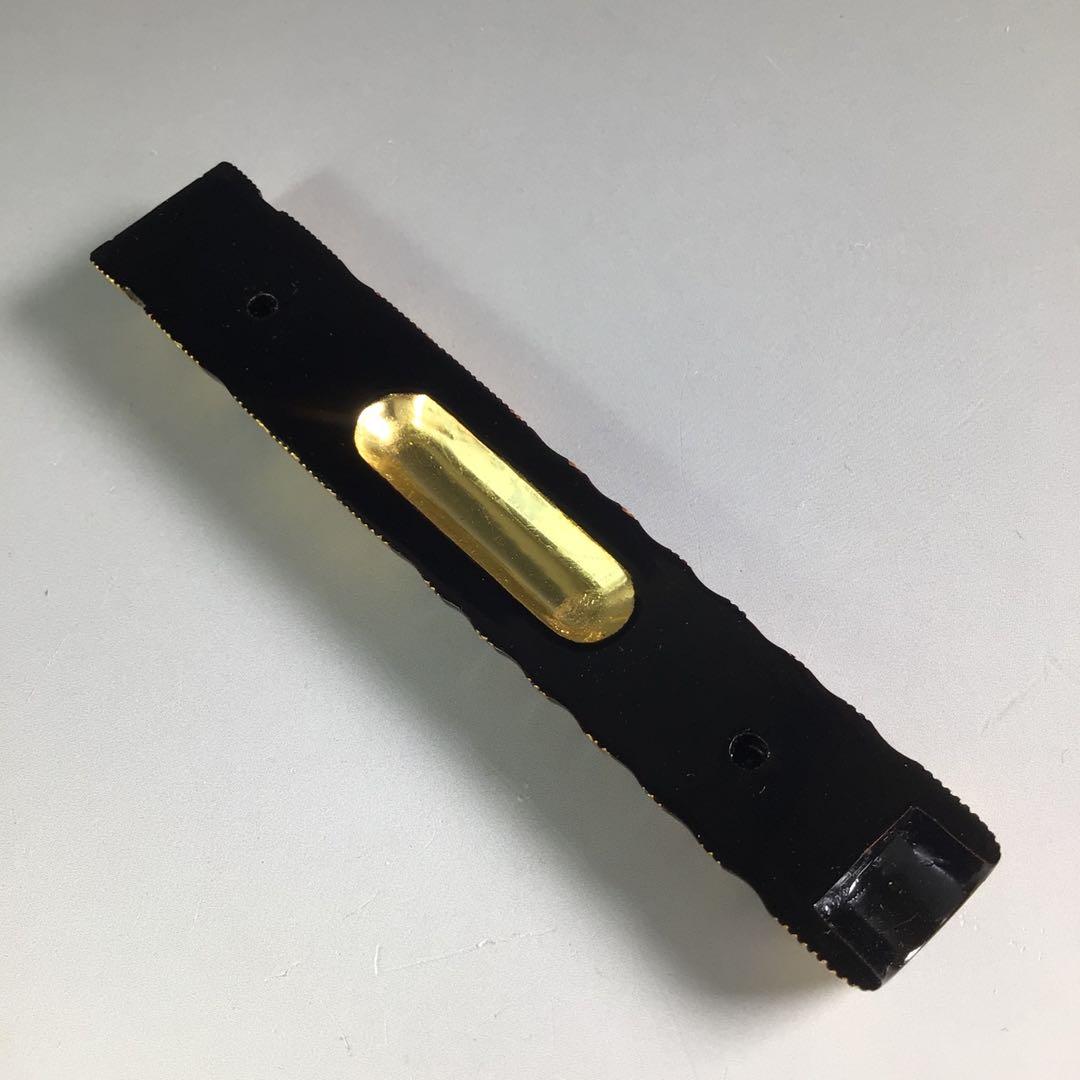 Ｒ６６４　香合　『北村葵春作』『木製』『内金地』『笛香合』　共箱　茶道具