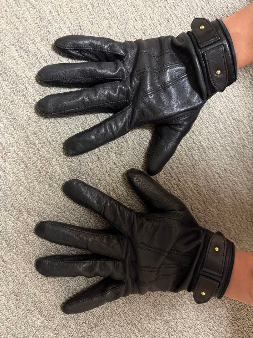 Dior 黒 レザーグローブ