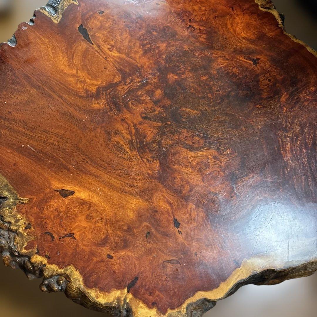 一枚板　ローテーブル　センターテーブル　一点もの　アンティーク