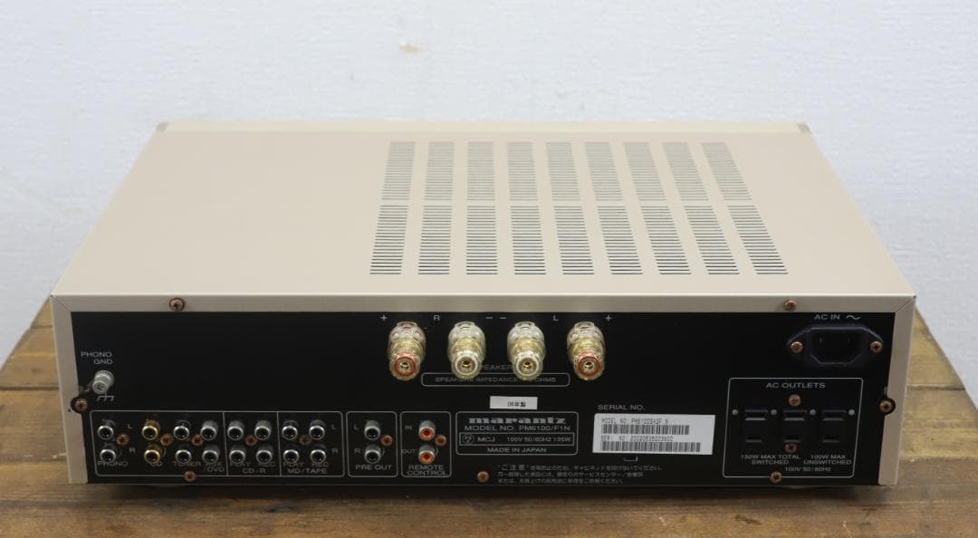 美品 marantz マランツ PM6100SA Ver.2 リモコン 説明書付