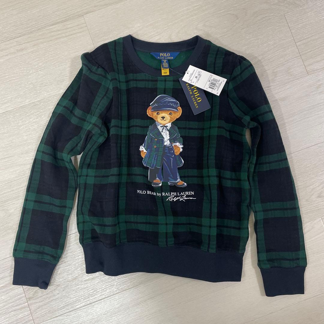 新品タグ付き　ポロラルフローレン ポロベア　スウェット160 レディース