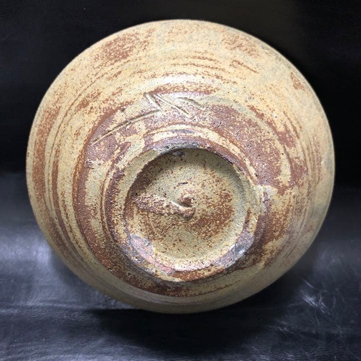 美しい古美術◼️蔵から美しいかなり雰囲気の良い抹茶茶碗が出て来ました。茶道具、骨董