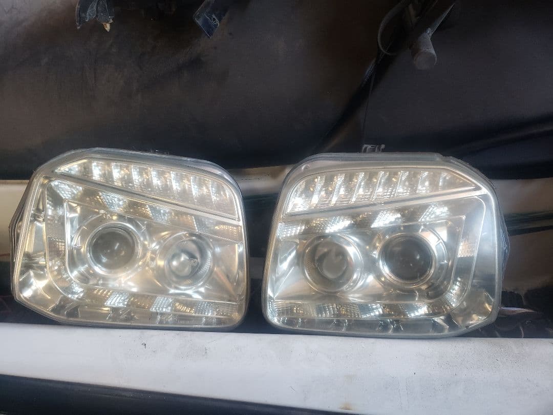 ジムニーJB23用 スモークテールライト＆クリアヘッドライト 2個セット