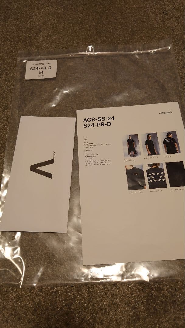 ACRONYM S24-PR-D Tシャツ アクロニウム