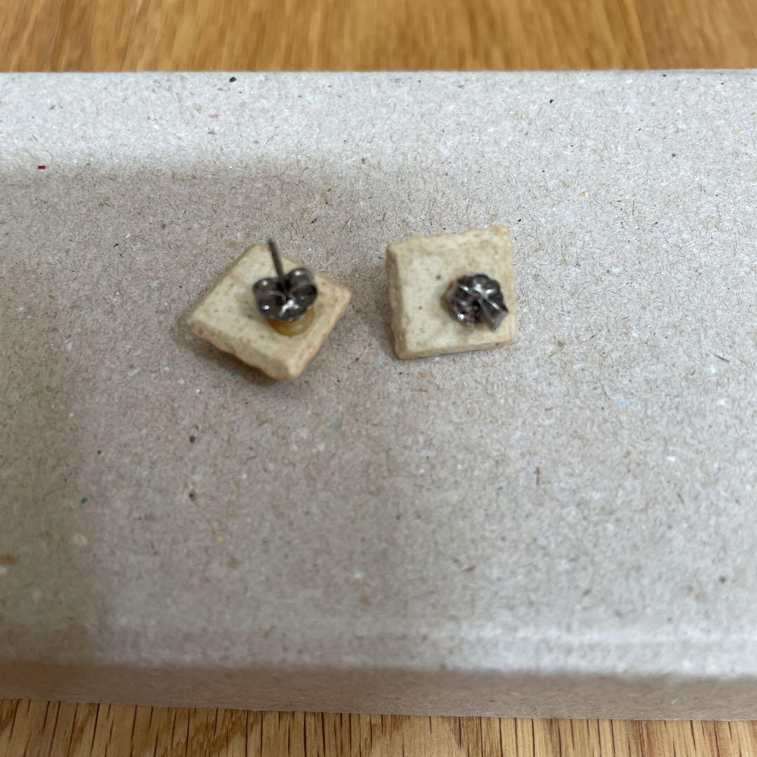 fujiiikuko/淡水パールとシルク糸のピアスetc 3点セット