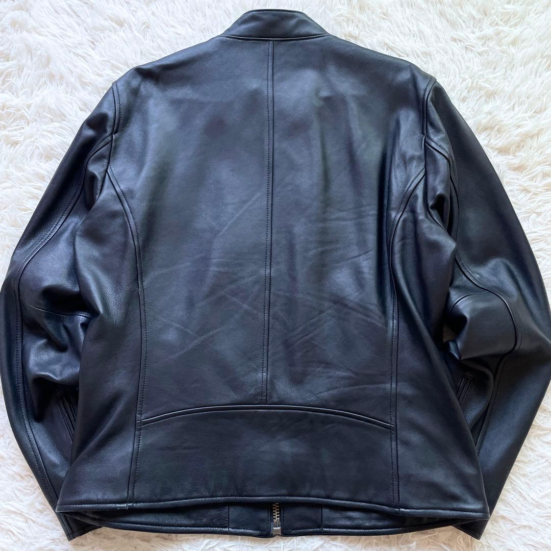 極美品 XLサイズ AVIREX【WEB&限定】ラムレザー ライダース