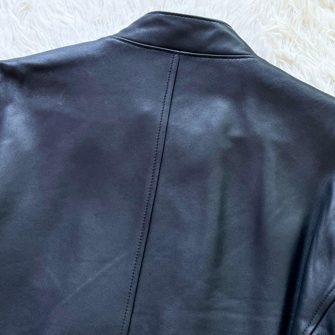 極美品 XLサイズ AVIREX【WEB&限定】ラムレザー ライダース